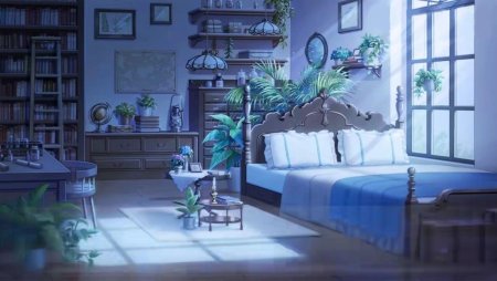 Аниме фон спальня