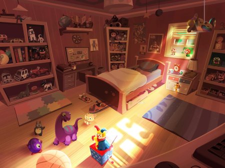 Мультяшная комната
