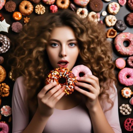 Сладкие пончики