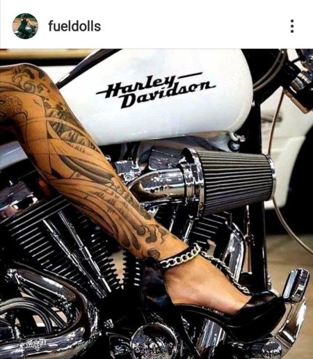Тату мотоцикл