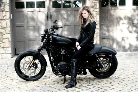 Женский харлей дэвидсон мотоцикл