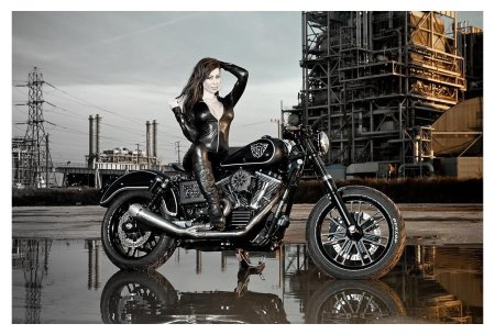 Байкерши харли дэвидсон