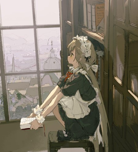 Аниме горничная