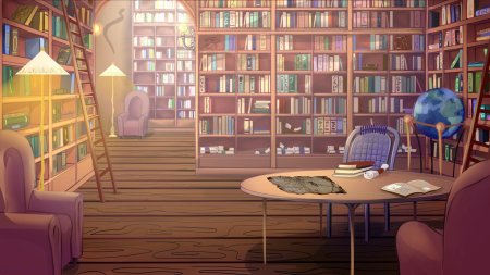 Библиотека фон