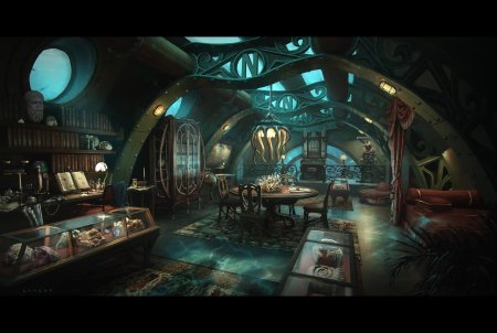 Стимпанк стиль интерьер жюль верн