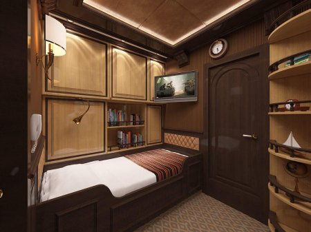 Корабль каравелла интерьер каюты капитана