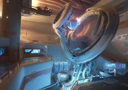 Интерьер космического корабля будущего
