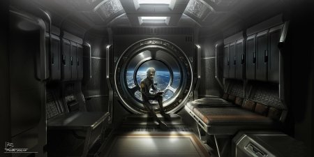 Космический корабль внутри