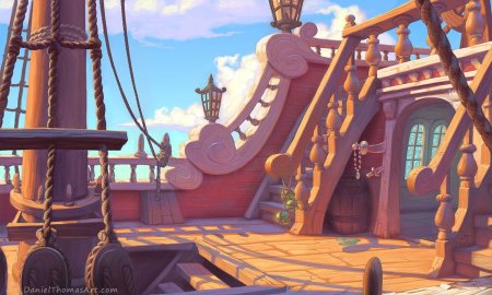 Палуба пиратского корабля