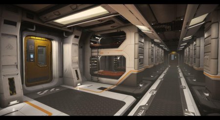 Sci fi интерьер