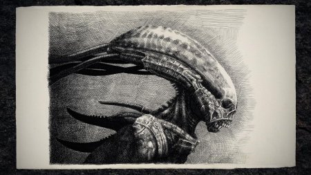 Чужой ксеноморф гигера