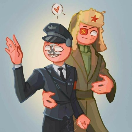Третий рейх и ссср countryhumans