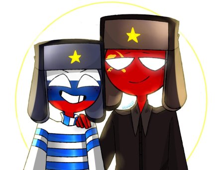 Россия арт countryhumans