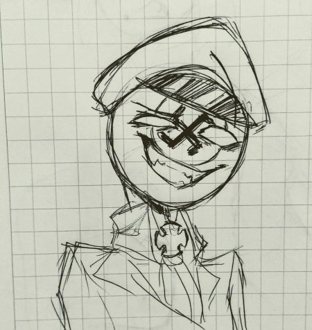 Countryhumans карандашом
