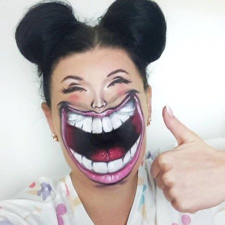 Грим на лице