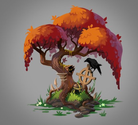 Деревья концепт арт