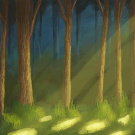 Лес иллюстрация