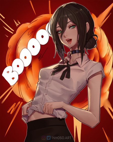 Пауэрс человек бензопила аниме