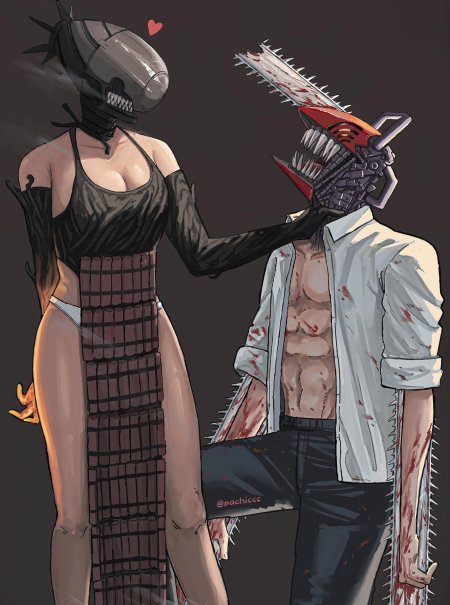 Повер человек бензопила