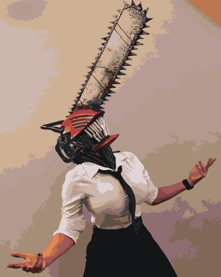 Пауэрс человек бензопила косплей