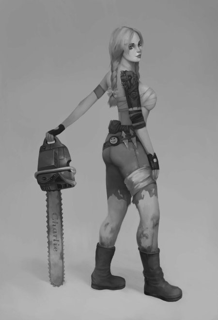 Человек с бензопилой