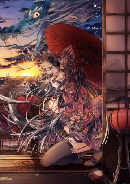 Аниме ёкаи дракон