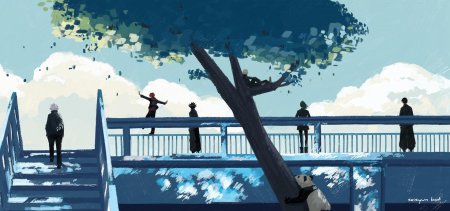 Аниме пейзаж