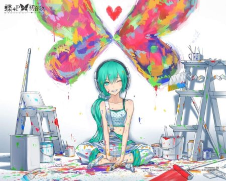 Hatsune miku vocaloid