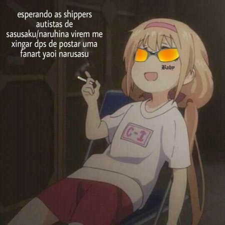 Аниме тянка курит