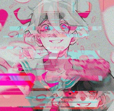 Аниме глитч депрессия