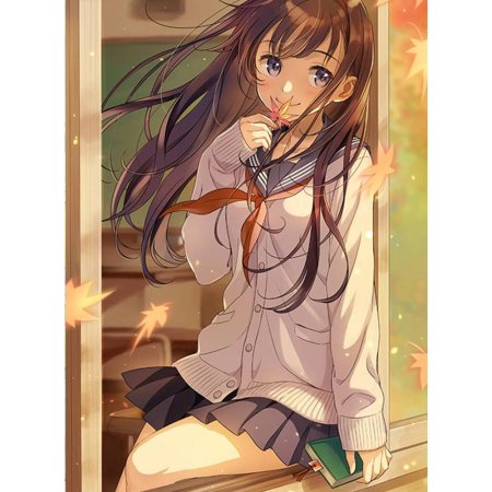 Красивая аниме девушка