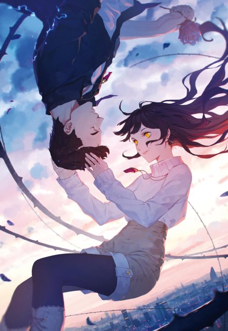 Аниме девушка и парень