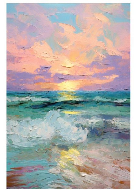 Море картина акрилом