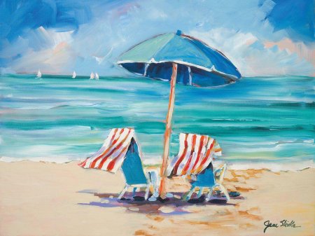 На пляже картина
