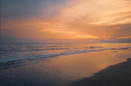 Пляж закат