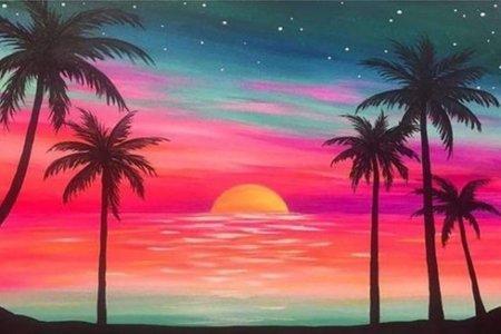 Рисунки закат