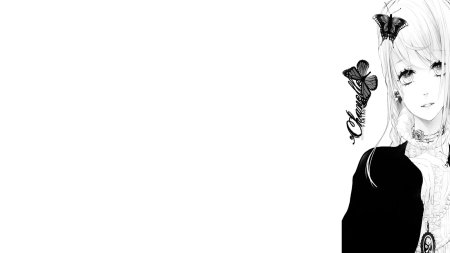 Аниме в черно белом стиле