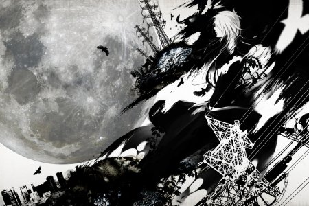 Аниме чб блич