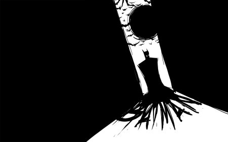 Batman black and white
