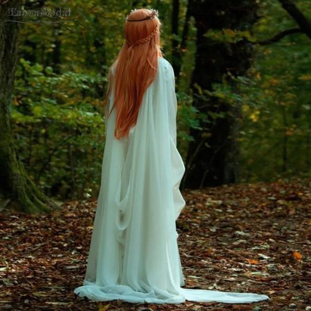 Платье в эльфийском стиле