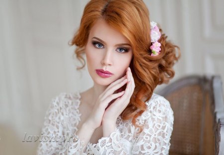 Свадебный макияж для рыжих