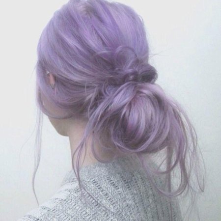 Волосы фиолетовые