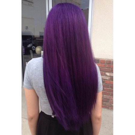 Фиолетовые оттенки волос