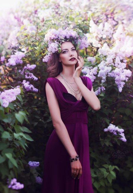 Фотосессия в сирени