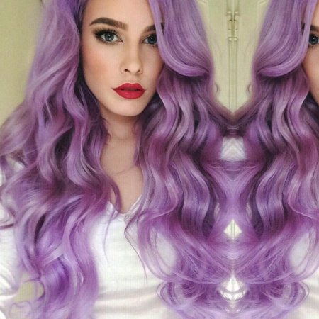 Фиолетовые волосы