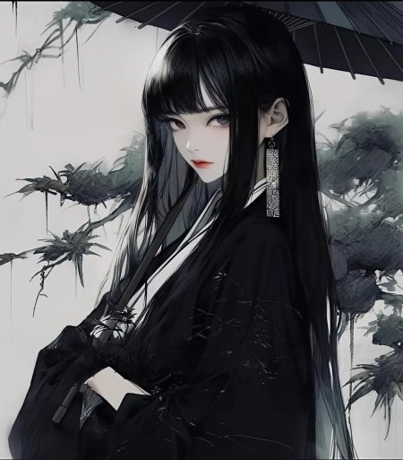 Красивая аниме девушка