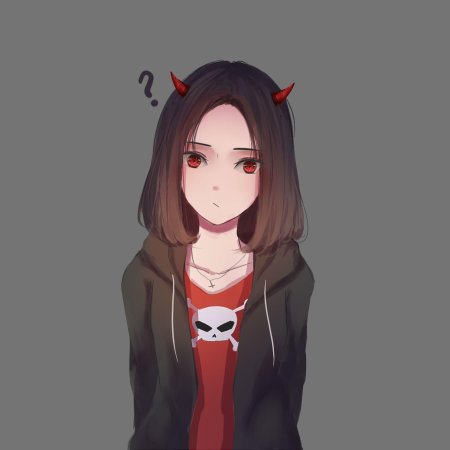 Красивая аниме девушка