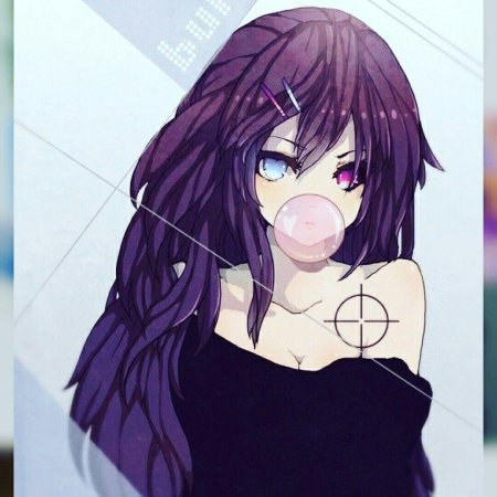 Красивая аниме девушка