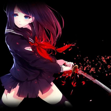 Аниме девушка самурай