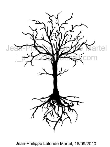 Мёртвое дерево эскиз